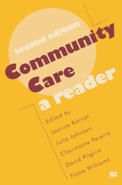 Community Care : A Reader, Paperback / softback Book