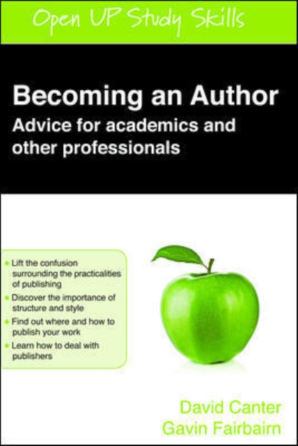Becoming an Author: Advice for Academics and Other Professionals, Paperback / softback Book