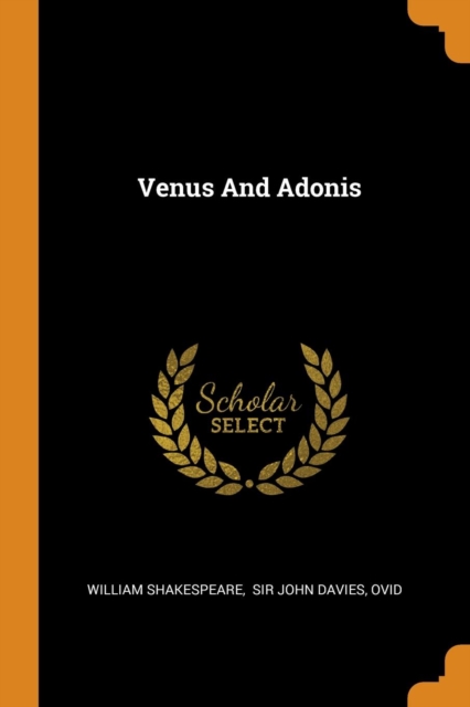Venus and Adonis, Paperback / softback Book