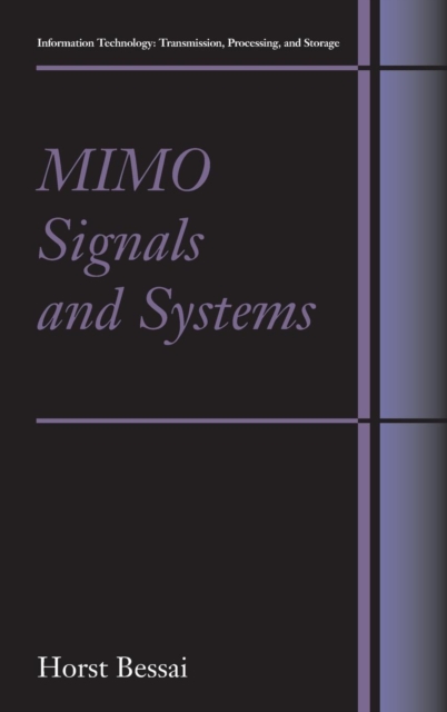 Mimo Signals and Systems, Mixed media product Book