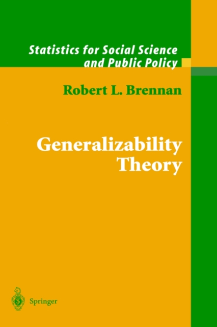 Generalizability Theory, Hardback Book