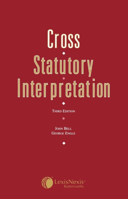 Cross: Statutory Interpretation, Paperback / softback Book