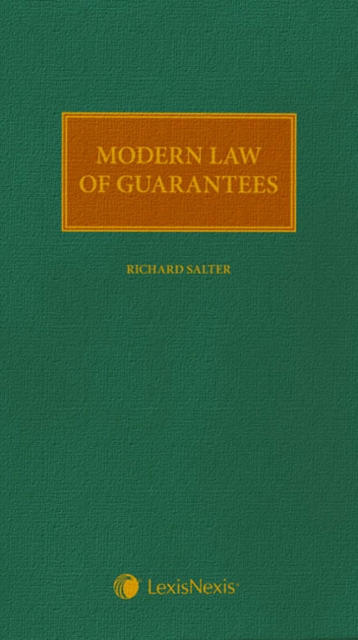 The Salter: The Modern Law of Guarantees, Hardback Book