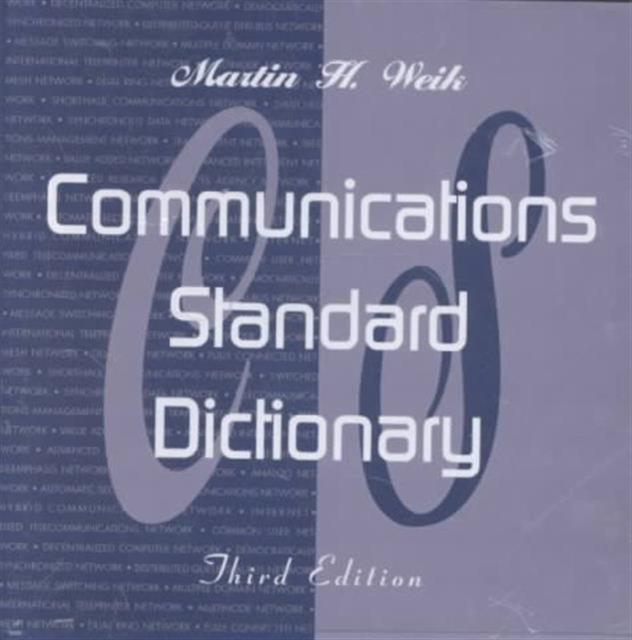 Communications Standard Dictionary on CD-ROM, CD-ROM Book