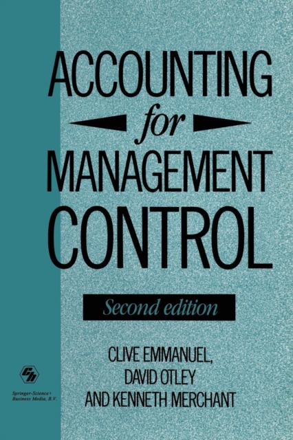Accounting for Management Control, Paperback / softback Book