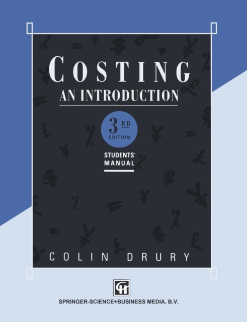 Costing An introduction : Students' Manual, Paperback / softback Book