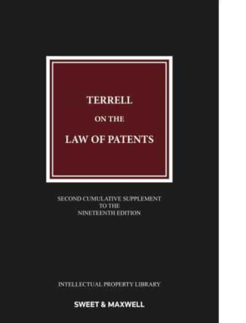 Terrell on the Law of Patents, Paperback / softback Book