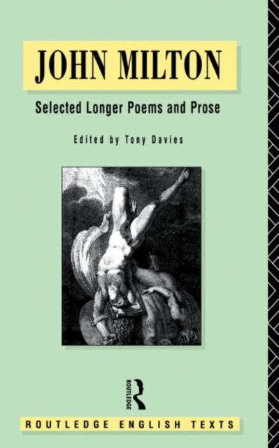 John Milton : Selected Longer Poems and Prose, Paperback / softback Book