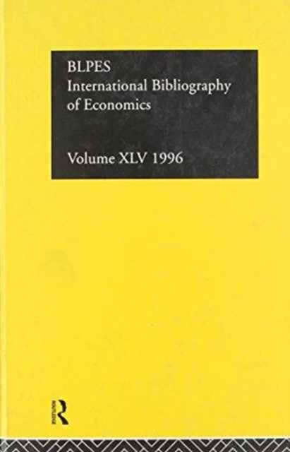 IBSS: Economics: 1996 Volume 45, Hardback Book