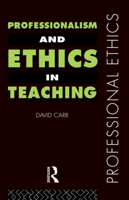 Professionalism and Ethics in Teaching, Hardback Book