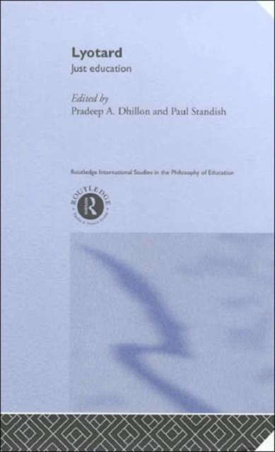 Lyotard : Just Education, Hardback Book