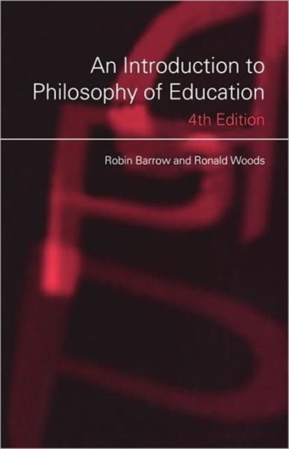 An Introduction to Philosophy of Education, Paperback / softback Book