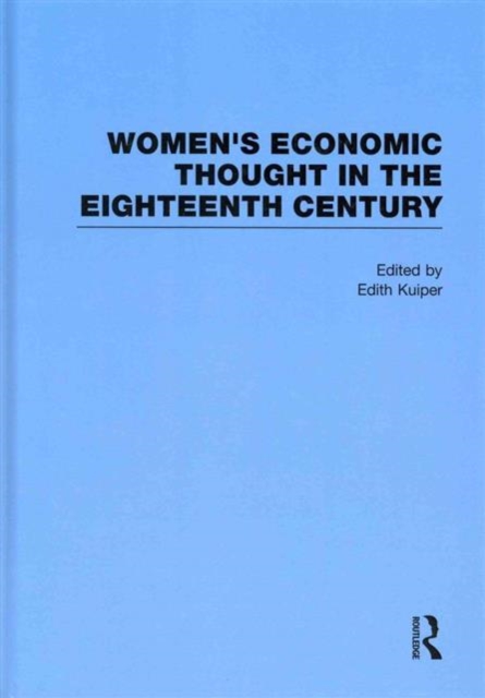 Women’s Economic Thought in the Eighteenth Century, Multiple-component retail product Book