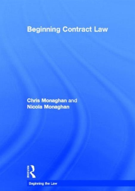 Beginning Contract Law, Hardback Book