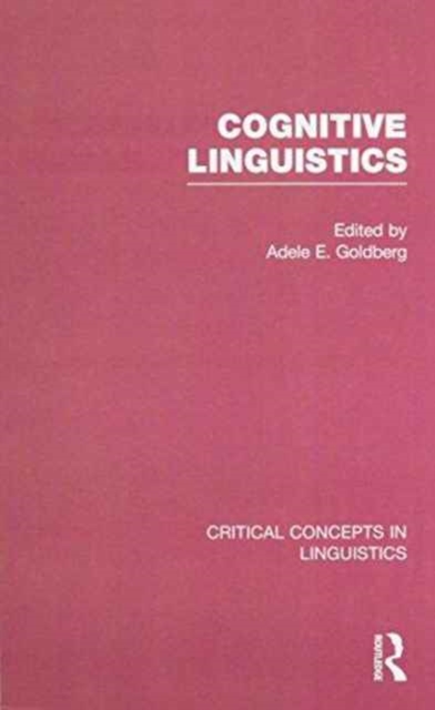 Cognitive Linguistics, Mixed media product Book