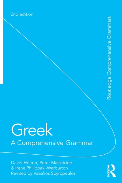 Greek: A Comprehensive Grammar of the Modern Language, Paperback / softback Book