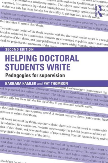Helping Doctoral Students Write : Pedagogies for supervision, Paperback / softback Book