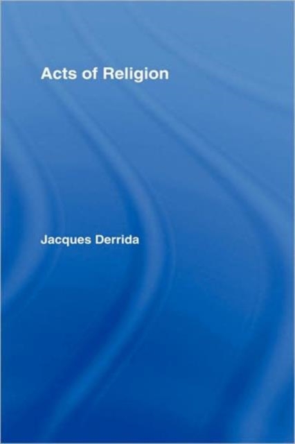 Acts of Religion, Hardback Book