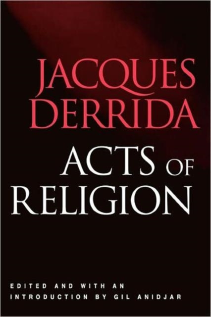 Acts of Religion, Paperback / softback Book
