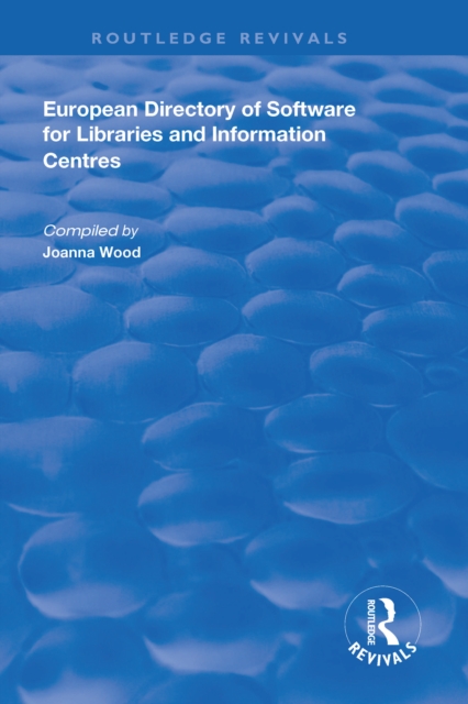 European Directory of Software for Libraries and Information Centres, EPUB eBook