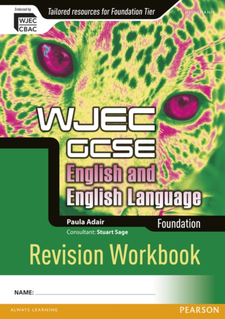 WJEC GCSE English and English Language  Foundation Revision Workbook, Paperback / softback Book