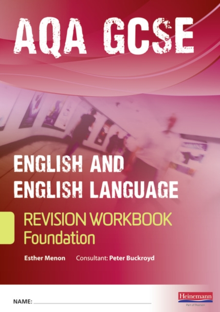 Revise GCSE AQA English Language Workbook Foundation, Multiple copy pack Book