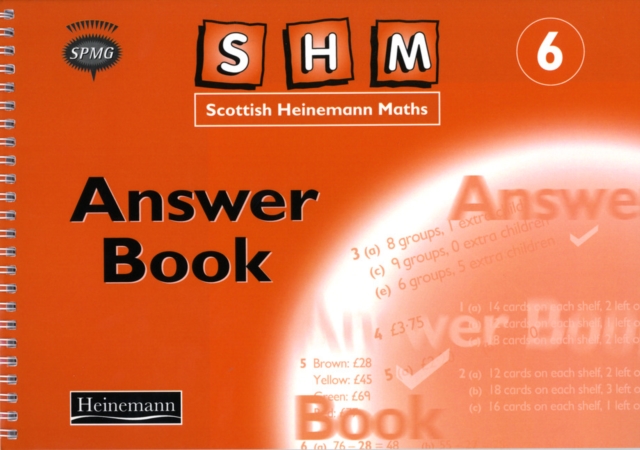 Scottish Heinemann Maths 6: Answer Book, Paperback / softback Book