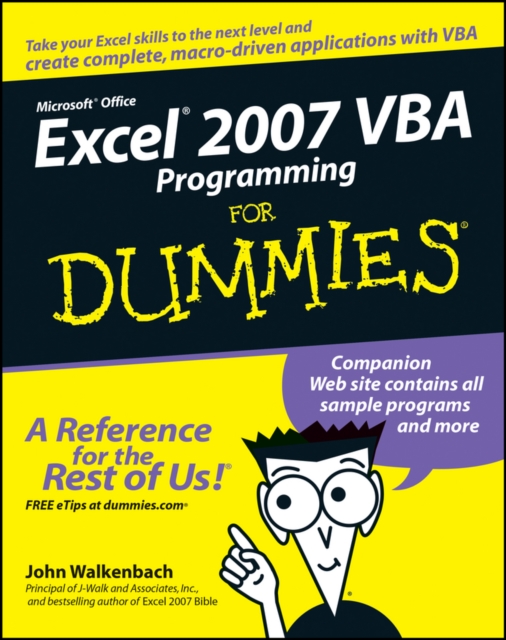 Excel 2007 VBA Programming For Dummies, Paperback / softback Book