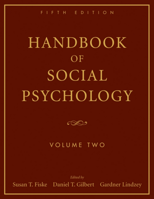Handbook of Social Psychology, Volume 2, Hardback Book