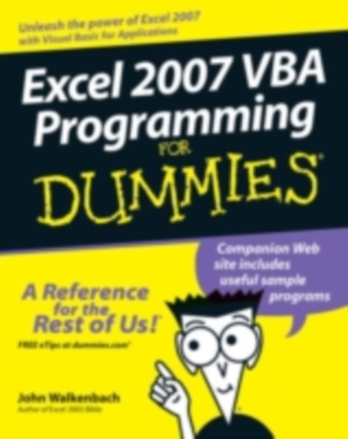 Excel 2007 VBA Programming For Dummies, PDF eBook