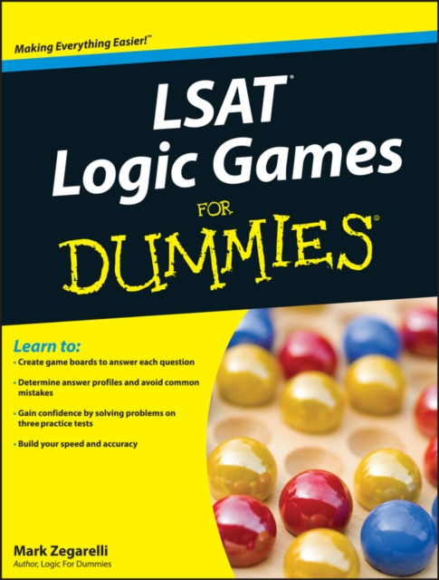 LSAT Logic Games For Dummies, Paperback / softback Book