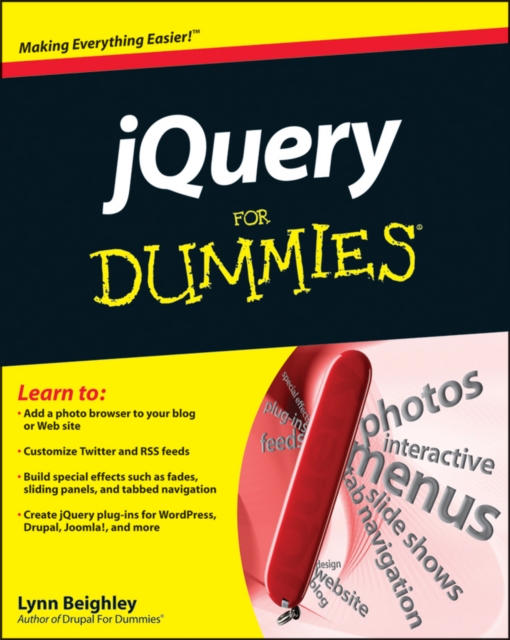 JQuery For Dummies, Paperback Book