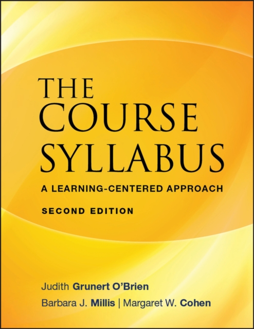 The Course Syllabus : A Learning-Centered Approach, PDF eBook