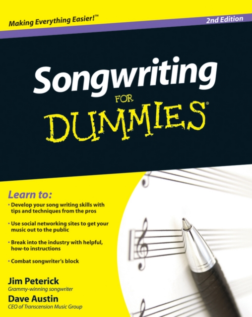 Songwriting For Dummies, Paperback / softback Book