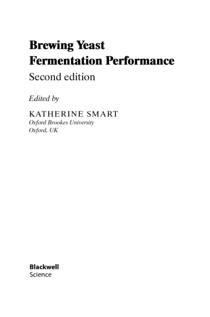 Brewing Yeast Fermentation Performance, PDF eBook