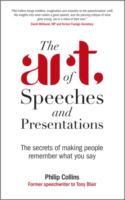 The Art of Speeches and Presentations : The Secrets of Making People Remember What You Say, Paperback / softback Book
