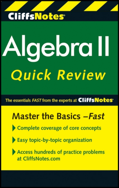 CliffsNotes Algebra II QuickReview: 2nd Edition, Paperback / softback Book