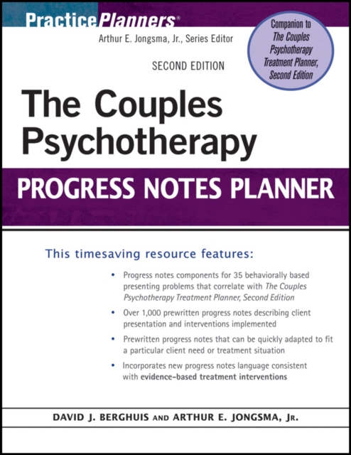 The Couples Psychotherapy Progress Notes Planner, Paperback / softback Book