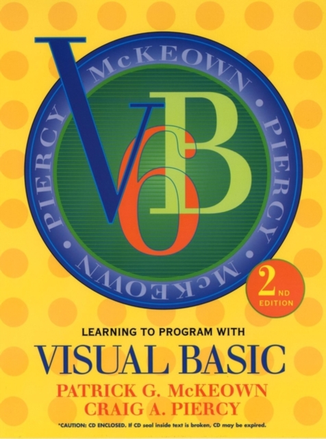 Learning to Program with Visual Basic, Paperback / softback Book