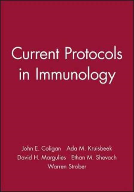 Current Protocols in Immunology, Loose-leaf Book