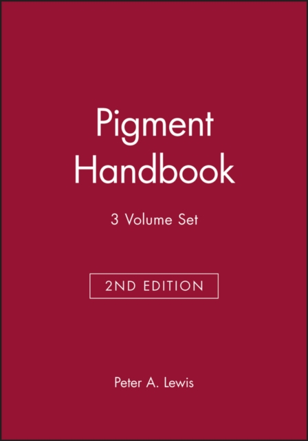 Pigment Handbook, 3 Volume Set, Hardback Book