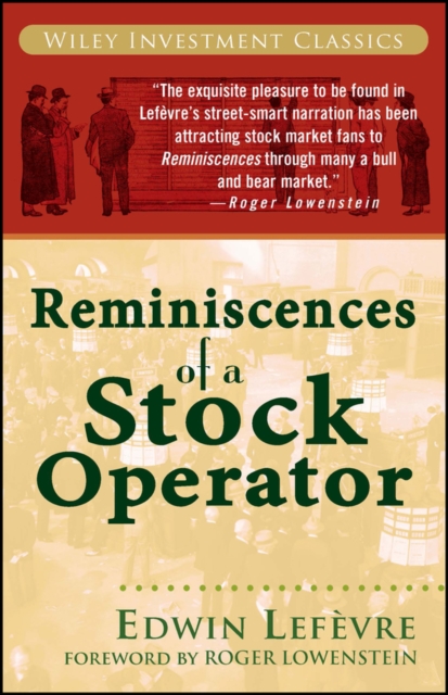 Reminiscences of a Stock Operator, Paperback / softback Book