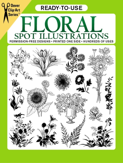 Ready-to-Use Floral Spot Illustrations, Kit Book