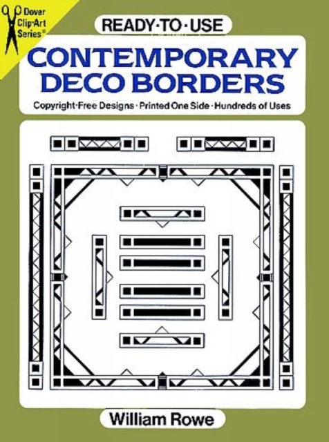 Ready-to-Use Contemporary Deco Borders, Kit Book
