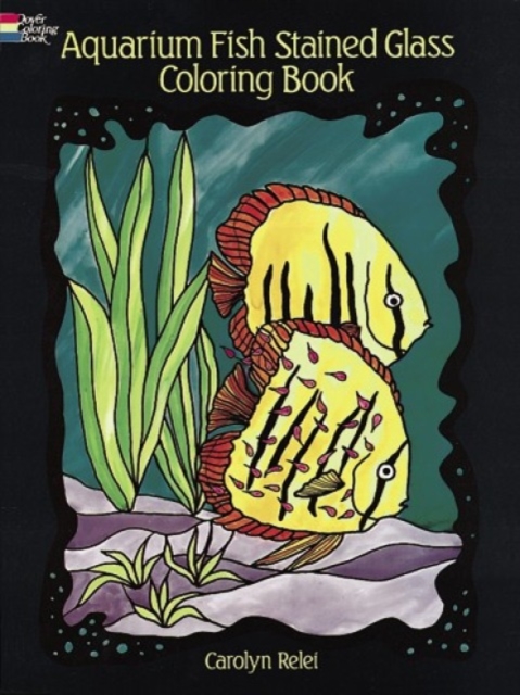 Aquarium Fish Stained-Glass Colouring Book, Paperback / softback Book