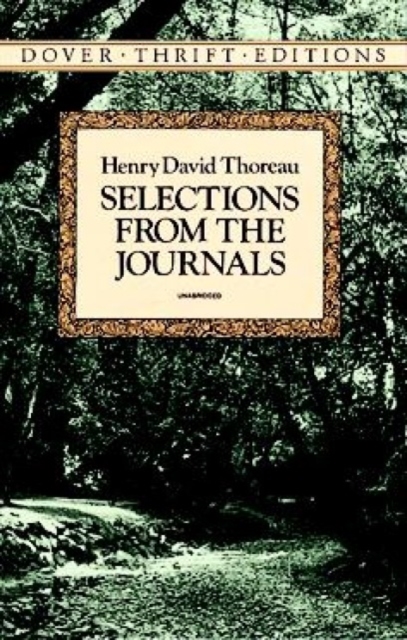 Selections from the Journals, Paperback / softback Book