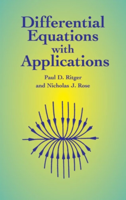 Differential Equations with Applications, Paperback / softback Book
