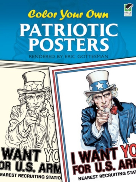 Color Your Own Patriotic Posters, Paperback / softback Book