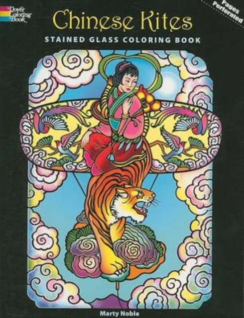 Chinese Kites Stained Glass Coloring Book, Paperback / softback Book