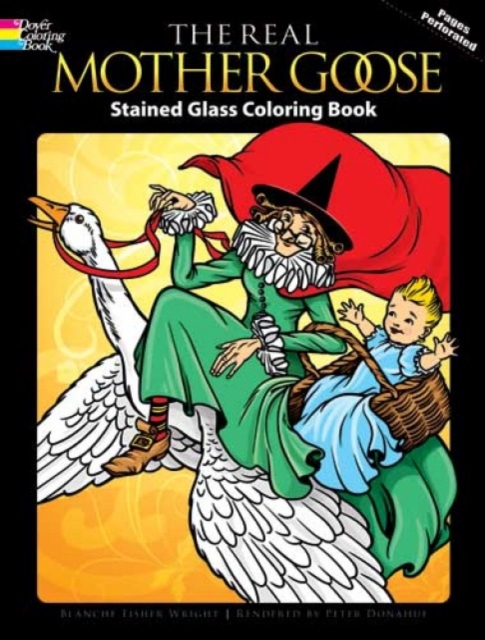 The Real Mother Goose Stained Glass Coloring Book, Paperback / softback Book